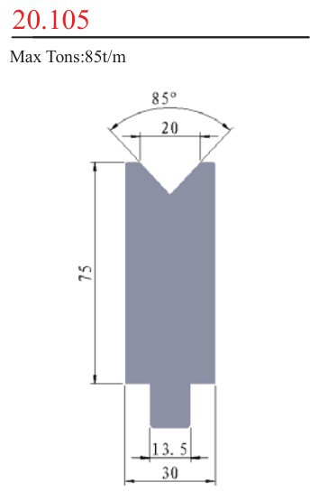 20.105 1V Lower Dies