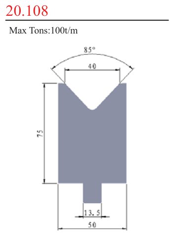 20.108 1V Lower Dies