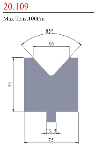 20.109 1V Lower Dies