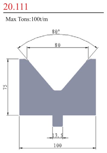 20.111 1V Lower Dies