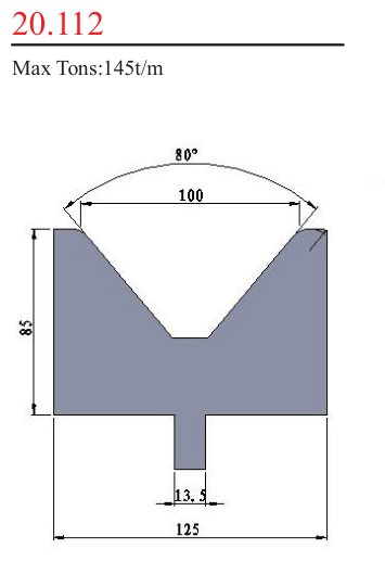 20.112 1V Lower Dies