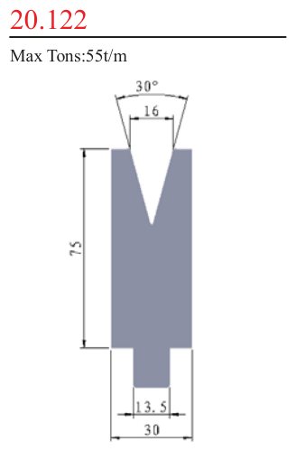 20.122 1V Lower Dies