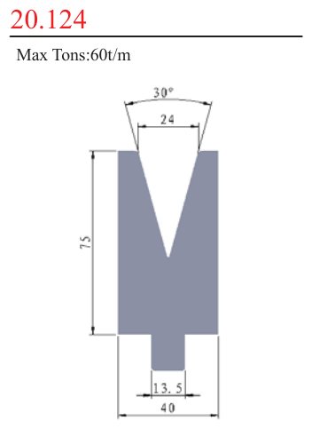 20.124 1V Lower Dies