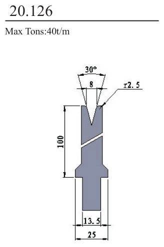 20.126 1V Lower Dies