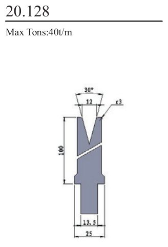 20.128 1V Lower Dies