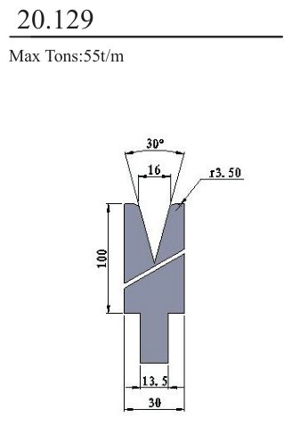 20.129 1V Lower Dies