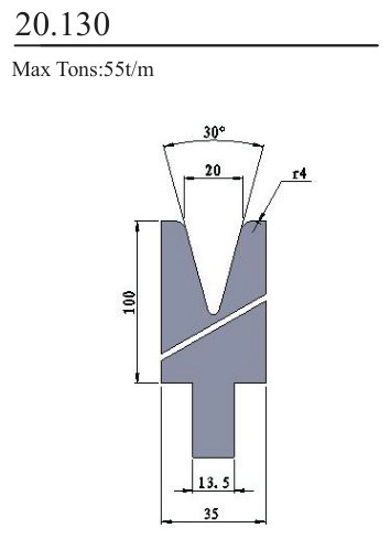 20.130 1V Lower Dies