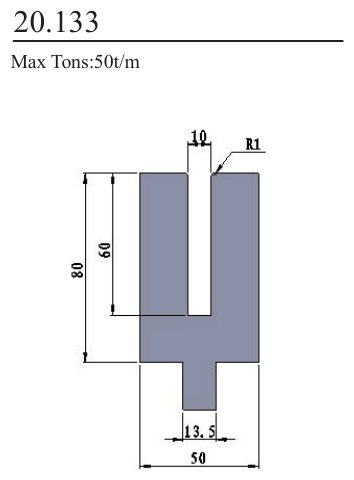 20.133 1V Lower Dies