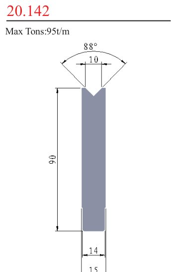 20.142 1V Lower Dies