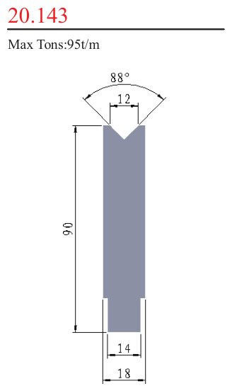 20.143 1V Lower Dies