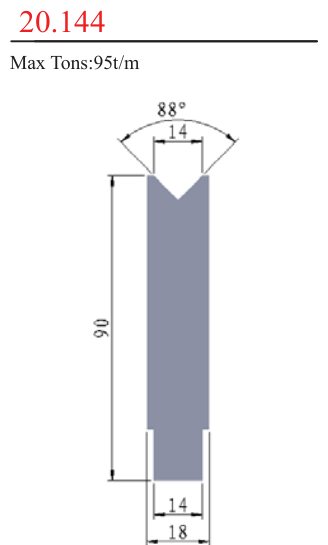 20.144 1V Lower Dies