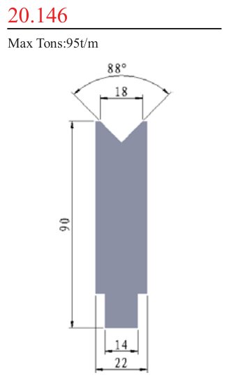 20.146 1V Lower Dies