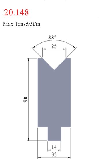 20.148 1V Lower Dies
