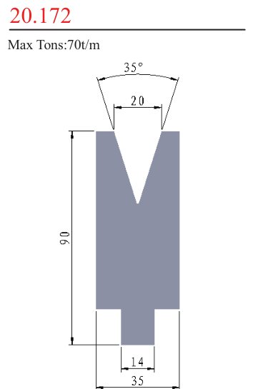 20.172 1V Lower Dies
