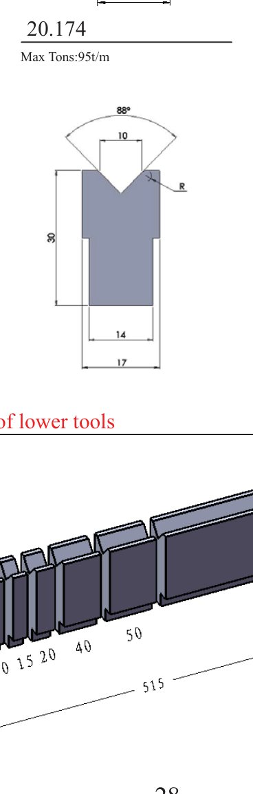 20.174 1V Lower Dies