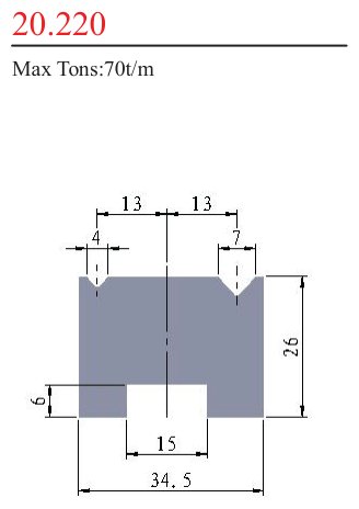 20.220 2V Lower Dies