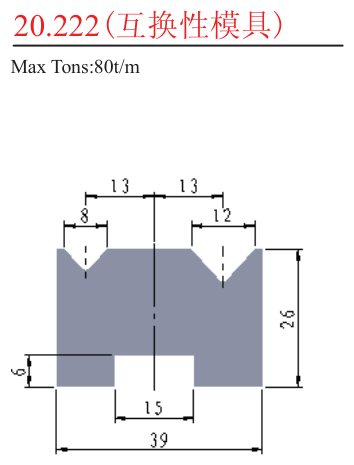 20.222 2V Lower Dies