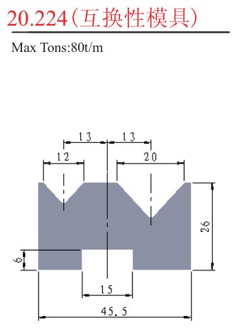 20.224 2V Lower Dies