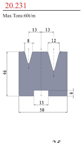 20.231 2V Lower Dies