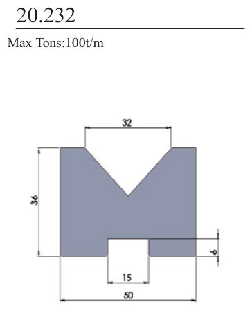 20.232 2V Lower Dies