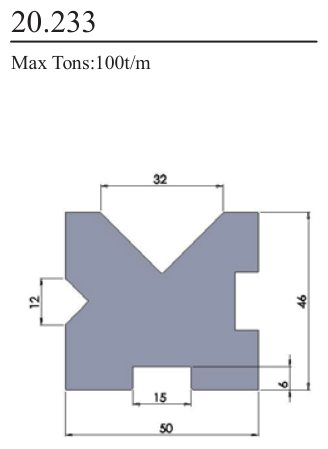 20.233 2V Lower Dies