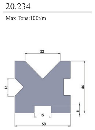 20.234 2V Lower Dies