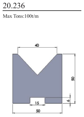 20.236 2V Lower Dies