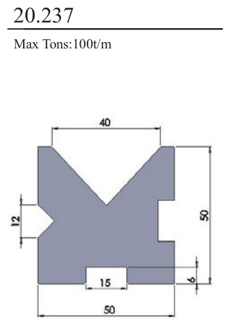 20.237 2V Lower Dies
