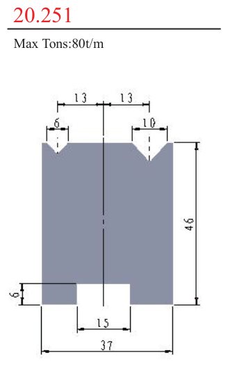 20.251 2V Lower Dies