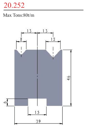 20.252 2V Lower Dies