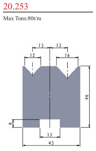 20.253 2V Lower Dies