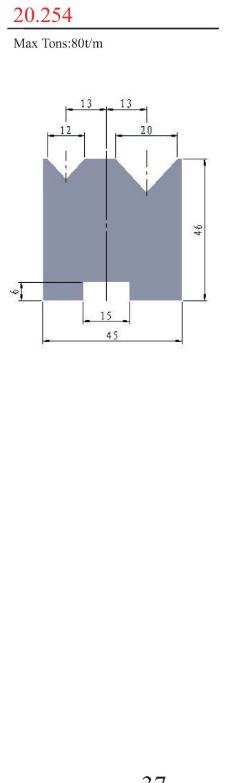 20.254 2V Lower Dies