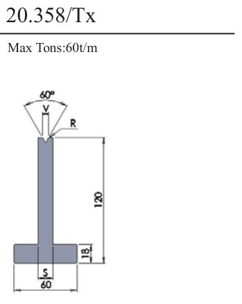 20.358/Tx 1V Lower Dies