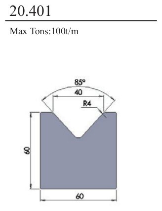 20.401 1V Lower Dies