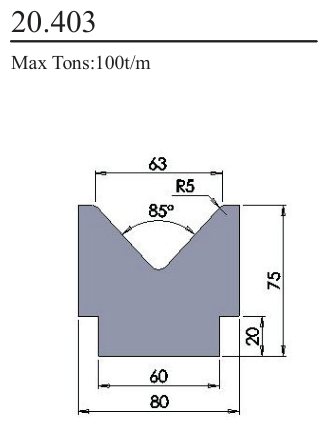 20.403 1V Lower Dies