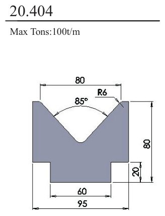 20.404 1V Lower Dies
