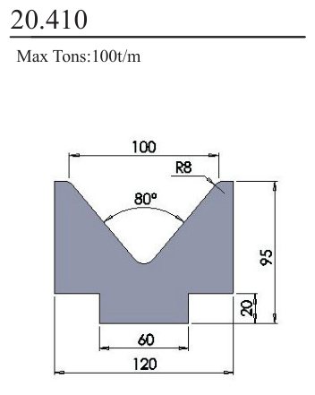 20.410 1V Lower Dies