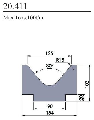 20.411 1V Lower Dies