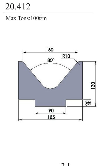 20.412 1V Lower Dies