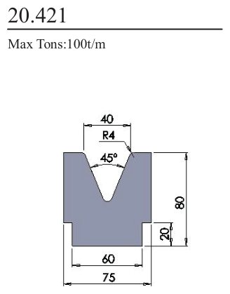 20.421 1V Lower Dies