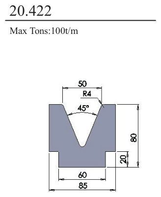 20.422 1V Lower Dies