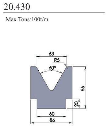 20.430 1V Lower Dies