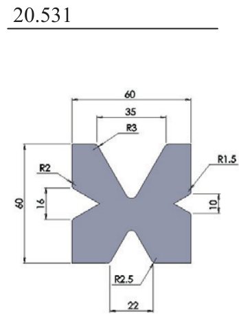20.531 Multi-V Lower Dies