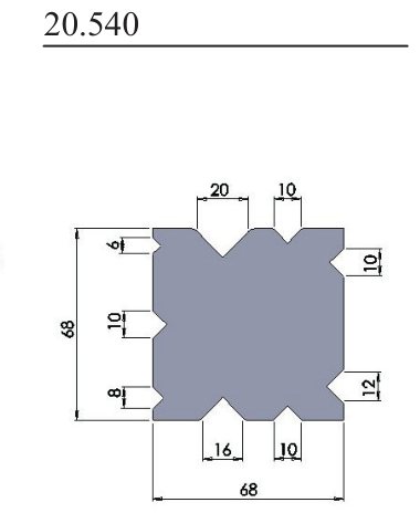 20.540 Multi-V Lower Dies