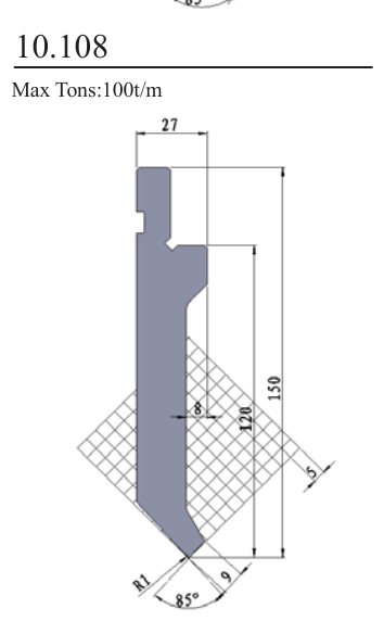 10.108 Standard Punches 85°