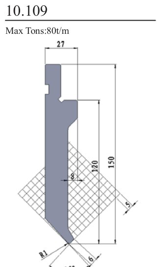 10.109 Standard Punches 85°