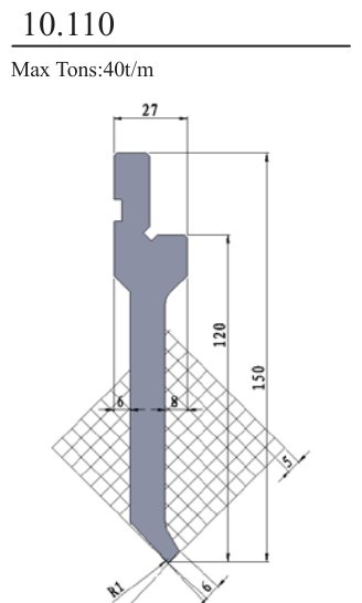 10.110 Standard Punches 85°