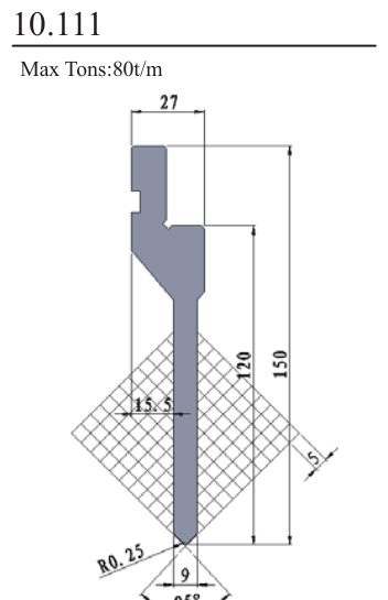 10.111 Standard Punches 85°