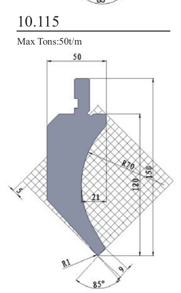 10.115 Standard Punches 85°