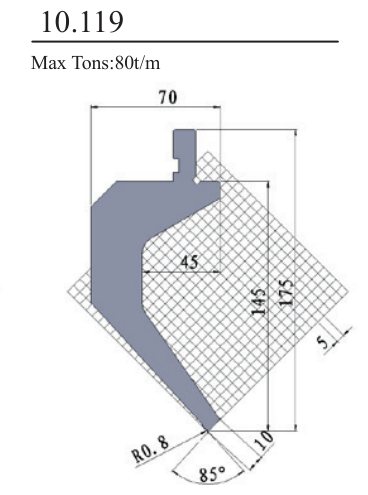 10.119 Standard Punches 85°